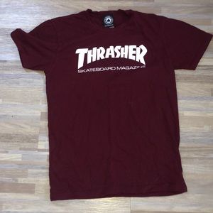 Maroon thrasher T-shirt